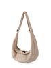 Bolsa Dumpling de Nylon Design Nicho Estilo Coreano Novo Estilo Simples e Versátil Grande Capacidade Leve Bolsa de Ombro Transversal