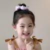 Anillo para el cabello de flor dulce para niños Tridimensional Lindo Anillo de intestino grueso para niñas Cuerda para el cabello de bola para niñas Accesorios para el cabello de cola de caballo