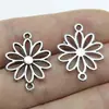 25x 19mm 1.1g multicolor DIY aleación accesorios conector conector de flor