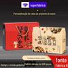 Caixas de Presente Personalizadas para Nozes, Caixas para Embalagem de Alimentos Secos, Caixas de Presente Corrugadas Personalizadas para Lanches de Noz e Frutas Secas de Feriado