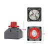 Novo interruptor de desligamento de pólo de bateria de carro, acessórios modificados para carro, interruptor de alimentação de alta corrente