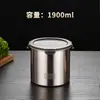 Acero Inoxidable 316 Tarro Sellado Tarro de Almacenamiento Grado Alimenticio Caja de Conservación Caja de Almacenamiento para Cereales de Cocina Tarro para Té Café