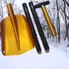 [Fábrica] Pala de Nieve Retráctil Desmontable de Aluminio Portátil para Emergencias al Aire Libre Camping Multifunción Amazon Transfronterizo