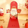 2027 Año Nuevo del Cordero 3D Sobre Rojo Creativo Personalizado Dibujos Animados Lishi Feng Bolsa de Sobre Rojo de Nochevieja para Dinero de la Suerte