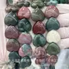 20mm Pedra Natural Ágata Furo Reto Coração de Pêssego Contas Soltas Pulseira Colar DIY Acessórios de Joias Contas Semi-Acabadas Atacado