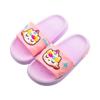 Chinelos infantis de unicórnio com fundo macio e desenho animado para meninos e meninas, chinelos de banho internos, chinelos fofos para uso ao ar livre