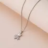 Estilo Coreano Moda Simple Perla de Agua Dulce Pez Dorado Pequeño Colgante Collar Nicho Gama Alta Versátil Cadena Clavicular