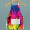 Delantal de color más vendido de AliExpress delantal de costura creativa a color delantal con estampado a color estudio jardín delantal impermeable antiincrustante