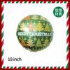 Globo navideño de película de aluminio de 18 pulgadas, globo de dibujos animados con tema de Hielo y Nieve para fiesta, decoración de globo de papel de aluminio para la noche de Navidad