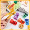 Clip magnético arcoíris clip sellador de snacks grado alimenticio pegatina para refrigerador bolsa de alimentos sellada para snacks conservación fresca a prueba de humedad cocina