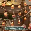 Luces de Cadena LED Navideñas Transfronterizas Decoración de Interior Luces de Ambiente Luces Decorativas para Árbol de Navidad Luces de Cadena Pequeñas Coloridas Festivas