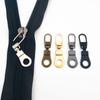 Cabezal de Cremallera Removible Equipaje Abrigo Ropa Zapatos y Botas Reemplazo sin Herramientas Tirador de Cremallera Colgante Cabezal de Cremallera Metal