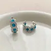 Pendientes únicos de lujo ligero, nuevo modelo popular 2026 con un toque de alta gama, pendientes de aro redondos dulces vintage, pendientes de verano para mujer