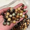 Raiz de Bodhi Cor Dunhuang Ciano Cor Queimada de Carvão Manga Pulseira de Contas Cilindricas de Bodhi Contas Budistas Wenwan Atacado Contas Soltas de Bodhi