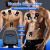 [Bestseller Transfronterizo] Masajeador de Pulso Multifuncional para el Hogar 3 en 1 EMS/TENS/MSG con Doble Puerto y Doble Salida