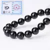 Venta Directa de Fábrica de Ágata Negra Natural Grado A, Cuentas Sueltas, Accesorios para Joyería DIY, Cuentas para Pulseras Semi-Terminadas, Venta al por Mayor de Cuentas Redondas