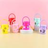 Bolsa Transversal de Silicone Estilo Balde DIY Caverna Bolsa Infantil Bolsa de Armazenamento de Moedas Descompressora Versátil Bolsa de Ombro Transversal Feminina