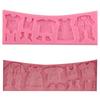 Venta Caliente Comercio Exterior Exportación Ropa para Bebé traje Forma Voltear Azúcar Pastel Decoración Herramientas Molde de Chocolate H3072