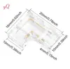 Lámpara COB con hebilla de cristal sin soldadura junta sin soldadura barra de lámpara coAb adaptador de hebilla de cristal sin soldadura 8MM de ancho