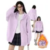 Chamarra con Capucha para Mujer, Nuevo Estilo Otoño 2026, Corte Holgado, Sudadera con Capucha para Primavera y Otoño, Estilo Relajado, Estilo Coreano, Ropa de Mujer Jimo Shandong