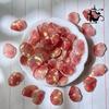 Atacado de fábrica Ouro Vermelho Sul pétalas de vidro folhas de árvore diy feito à mão Headdress Hanfu material de grampo de cabelo antigo
