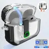 Capa Protetora Adequada para Airpods4/5 com Tampa Automática de Abrir, Capa Transparente para Fone de Ouvido Pro2, Capa para Fone de Ouvido Airpodspro3