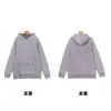 Sudadera con capucha de rizo de algodón puro de peso pesado, 400 gramos, marca de moda, corte holgado, hombros caídos, logo personalizado, cuello redondo