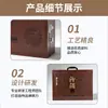Caja de Embalaje Personalizada para Licor del Fabricante, Caja de Regalo de Lujo de 6 Piezas de Cuero PU, Caja de Cuero, Procesamiento de Caja de Vino Saludable, Caja de Regalo Hecha a Medida