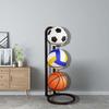Bola Rack Armazenamento Home Basquete Rack de armazenamento infantil Equipamentos esportivos internos Piso dobrável Futebol Rack de armazenamento