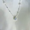 Collar de Estrella con Perlas para Mujer, Diseño Único, Exquisita Cadena para Clavícula, Accesorio Estilo Vacaciones en la Playa
