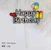 Nueva decoración de pastel de cumpleaños corona creativa moño de amor caja de regalo globo de amor suministros de decoración hb