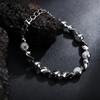 Pulseira Masculina Vidro Crack Design Distintivo Hip-Hop Acessórios All-Match de Alto Nível Moda Feminina Nicho Verão Joias Simples