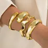 Moda Popular Transfronteriza Personalidad Estilo Exagerado Irregular Geométrico Brillante Abierto Juego de Múltiples Piezas de Joyería de Pulsera para Mujer