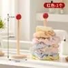 Organizador de Armazenamento para Prendedores de Cabelo, Suporte para Scrunchies e Acessórios de Cabelo, Suporte de Exibição em Madeira Maciça, Presilhas de Cabelo, Presilhas Jacaré, Porta-Joias