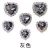 Fábrica en stock suministro directo estilo amor cobre puro vidrio diamante accesorios de diamante cosidos a mano accesorios para el cabello hechos a mano por uno mismo materiales para ropa