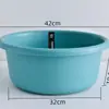 Lavabo Profundo, Cubeta de Plástico para el Hogar, Lavabo para Lavar Verduras, Tamaños Pequeño, Mediano y Grande, Lavapiés, Cubeta Engrosada para Lavar Ropa