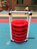 Estante de Almacenamiento para Palas de Arena de Jardín de Infancia Piscina de Arena al Aire Libre para Niños Juguetes de Playa Aro Hula Patinete Esterilla de Gimnasia Estante de Almacenamiento