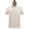 Camiseta Polo Personalizada Camiseta Ropa de Trabajo Corporativa Solapa Manga Corta Ropa de Trabajo Bordada Color Puro Camisa Cultural Estampada con Logo Personalización