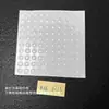 Gránulos Anticolisión de Silicona Transfronterizos, Gránulos Transparentes, Almohadillas Redondas Transparentes Antideslizantes Anticolisión para el Hogar, Puntos Adhesivos Transparentes que no Dejan Marca