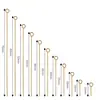Aguja de Acero Inoxidable en Forma de 9, Aguja en Forma de T, Aguja de Bola de Acero, Aguja de Bola, Cuentas de Posicionamiento, Cuentas para Manualidades DIY Hechas a Mano, Pulsera, Collar, Joyería