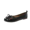 Para pies anchos y gruesos, tallas 41 a 43, zapatos bajos vintage de otoño para mujer, mocasines planos con suelas suaves y empeines suaves, zapatos cómodos para mujer