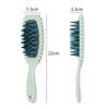 Cepillo para Champú Trenzado de Mango Largo, Peine Elástico para Cabello Rizado, Peine Suave, Cepillo de Masaje para Cuero Cabelludo de Limpieza del Hogar, Cepillo para Champú