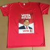 Camiseta Eleição Presidencial Moçambique Gana 120g 140 Fio de Poliéster Retrato de Candidato Estilo Esportivo