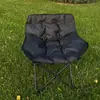 Silla lunar acolchada al por mayor del fabricante, silla de camping para picnic, silla portátil de ocio, silla para bocetos de arte, silla plegable para exteriores