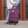 Bolsa de Almacenamiento de Viaje con Ruedas Universal Bolsa de Almacenamiento de Ropa Gran Capacidad Bolsa de Embalaje para Mudanzas Bolsa con Ruedas Bolsa de Equipaje para Corta Distancia