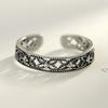 Anillo de Plata Esterlina S925 Pag&Mag, Calado Hueco Estilo Coreano Boutique Moda Joyería de Plata Tailandesa para Mujer, Directo del Fabricante
