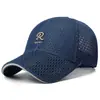 Boné de Baseball de Malha Respirável de Verão Bordado Sanduíche R Esportes ao Ar Livre Chapéu para Pesca e Montanhismo Proteção Solar Chapéu de Sol