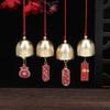 Sinos de Vento Festivos de Ano Novo Enfeites de Porta de Natal Pendente para Pendurar na Porta Acessórios Sinos de Vento Materiais para Bijuterias DIY Atacado