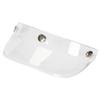 Aba de Capacete Retrô Viseira Aba de Capacete 3/4 Capacete de Motocicleta Meio Capacete com Três Fivelas Universal Aba Curta Quebra-Sol