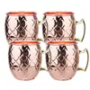 Tazas de Acero Inoxidable Transfronterizas, Jarras para Cerveza, Tazas Personalizadas Moscow Mule, Tazas para Bebidas Frías de Bar, Venta al por Mayor